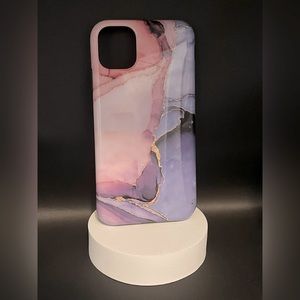 Pink/Purple marble swirl iPhone 11 case